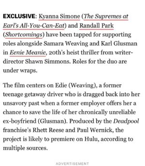 Kyanna Simone Simpson Instagram - MINY, MO!! Here we goooooo!!!!😁🎬💫 So darn excited for this one! 
•
Shout out to the dopest team!! @creativeartistsagency @neonkiteent @jaredblochhh @viewpoint.pr
•
#IHopeYouDance #DreamsDoComeTrue