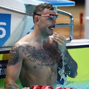 Kyle Chalmers Instagram - 21.98 tonight in the 50 Free! Personal best time and finally under the 22 second mark. It’s been a long time coming.. in 2015 I was 22.19, so the rate of improvement has been extremely slow and at times very frustrating. Tonight touching the wall, rotating my head and seeing 21 next to my name was a very special feeling. 9 long years of chasing that dream.. 😂 100 free tomorrow. Let’s go!! 🚀