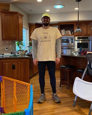 Kyle Newacheck Instagram - I wear running tights because I’m 38 now.
