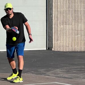 Kyle Newacheck Instagram - Y’all don’t even realize how accurate and powerful my serve is.