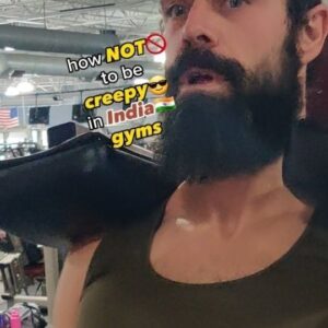 Kyle Paul Instagram - 🏋️‍♂️Not being CREEPY in India 101 🌍

🤗As a clueless American in an Indian gym, I've embarked on the journey of avoiding "creepy" status with our awesome Indian women.🙅‍♂️🇮🇳

Tip 1️⃣: Master the art of casual nods and friendly smiles. No full-blown American-style HUGS!😅

Tip 2️⃣: NO touching even when talking! Think personal space is my new mantra!🕺

Tip 3️⃣: I've traded in my enthusiastic high-fives for the Indian head wobble! I DON'T know what the wobble means but girls seem to think I'm not threatening because I use it so badly!🏆

What are other ways to not creep people out?...😕

#comedy 
#india 
#gym 
#jokes