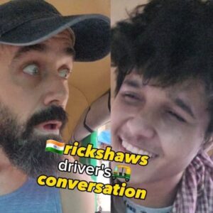 Kyle Paul Instagram - 🇮🇳🛺RICKSHAW conversation!🎺"

Ever wondered what the constant honking in Indian rickshaws is all about?🛺🤔 I FIGURED it out!

Now we are exploring the secret conversations these drivers seem to have through their horns!🗣️🤣 

Watch as we EXPOSE the secret horn-honking banter these driver's have!🎬🤪

#india
#comedy
#sketch 
#funny