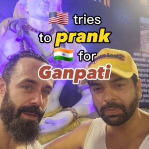 Kyle Paul Instagram - Ganpati Prank BACKFIRES!😬

Feeling blessed to share my very first Ganpati celebration with my incredible Indian bestie, @vipulroy! 🇺🇸🇮🇳 The colors, traditions, and the joyful vibes are absolutely mind-blowing! 🌈✨

Buuut.... couldn't resist a little prank.😂

But nope! @vipulroy He didnt loose his temper at all! Even i was getting annoyed with me by the end of the night but not saint VIPUL! Way to ruin a good prank!😬😡

#india 
#ganpatibappamorya 
#ganpati 
#travel