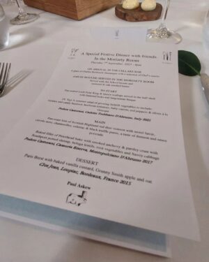 Kyle Pryor Instagram - Always a spectacular experience @theartschoolrestaurant 

Treated to the brand new festive menu with culinary demonstrations from the man himself @porkyaskew 

A pleasure to watch a master at work and to hear first-hand the background to the carefully curated ingredients and finished courses 

Thank you for inviting us 

👨‍🍳 👩‍🍳