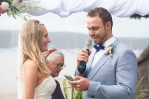 Kym Jackson Instagram - Next up… the wedding!!! 

The most perfect backyard wedding with so many of our favorite people.

I walked down the aisle with my Daddio (who got surgery just so he could walk that far) to the original recording of the song you wrote and proposed with. 

@brianaevigan @paultahoe and Natalie flew all the way from the Americas to be there! 

The prawns were life changing and so was the day. 

I always follow the rule that life should be f*ck yes or no and this was a resounding f*ck yes I absolutely want you by my side for the rest of my life.

Incredible 📸 by: @louisasetonphotography 

#married #storyofus #thestoryofus #backyardwedding #loveofmylife #happydays #husbandandwife #husbandface #weddingday #beachwedding #bestdayever