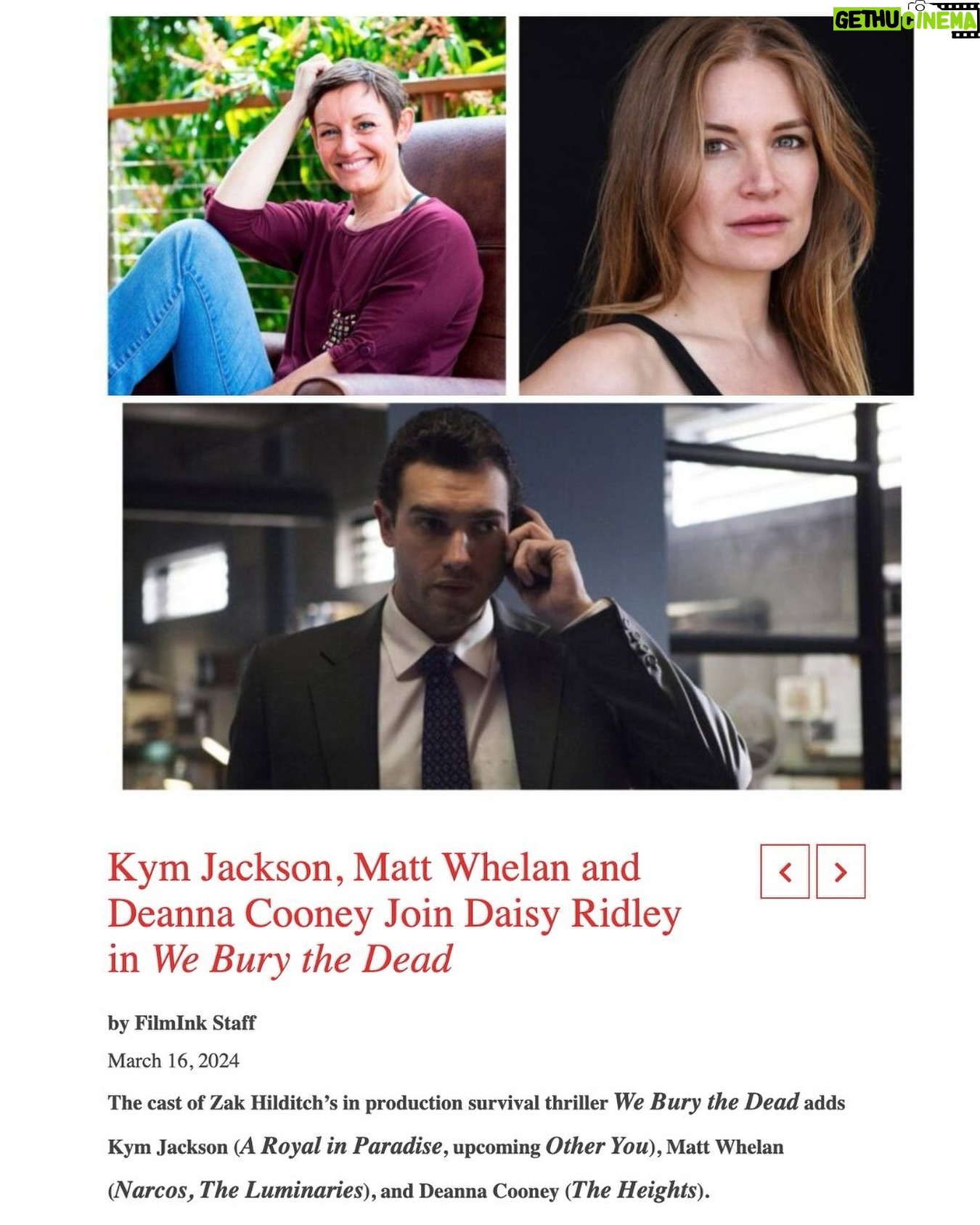 Kym Jackson - 228 Likes - Thrilled to be part of this incredible project - it’s a phenomenal script and awesome team involved!!!
📸: @harethtayemphotography @harethtayem
#bookedit #weburythedead #weburythedeadmovie #acting #actorslife #secretactorsociety #makingmovies #aussiefilm