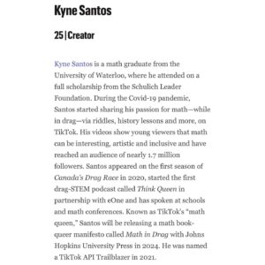 Kyne Santos Instagram - I’m on Forbes 30 Under 30! This is so wild to me such a bucket list moment 😭

@forbesunder30 
#ForbesUnder30 #ForbesUnder30Local