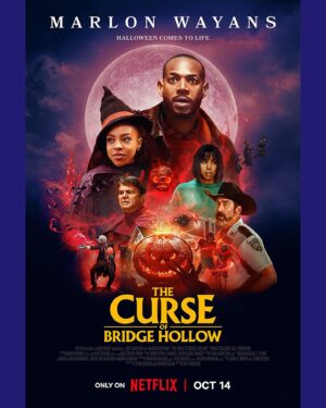 Kyra Elise Gardner Instagram - Any time I get to work with @marlonwayans it’s a good day 💜 Watch me (well, not ME, but rather me as a 6 foot zombie man) get decapitated in this delightfully wholesome Halloween family movie dropping next week on @netflix 10/14! 🎃 #curseofbridgehollow #marlonwayans #netflix #halloween #spookyseason