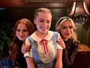 Kyra Leroux Instagram - End of an era!! Goodbye Riverdale❤️❤️

Here are some gems from season 6 in honour of the last episode of Riverdale tn :)

#riverdale #riverdaleactor #brittabeach #goodbyeriverdale