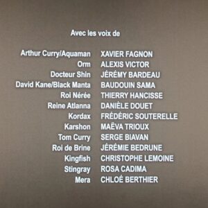 La Briochée Instagram - C'est avec beaucoup de joie et d'émotions que je vous annonce avoir prêté ma voix à l'actrice Indya Moore pour son rôle de Karshon dans le nouveau film "Aquaman et le royaume perdu" . Mon tout premier DC et deuxième film au cinéma.

Merci infiniment à notre super DA @herverey pour cette opportunité de folie et pour cette superbe rencontre. Merci de faire parti de celleux qui me font grandir et crois en moi dans ce milieu exigeant. 

J'espère que vous apprécierez ma prestation ❤️ Bonnes fêtes à tous.tes ❤️

#doublage #voiceacting #doublagefrancais #doublagevf #dc #aquaman #lgbtq🌈 #queer #transgenre #mtf #queervisibility