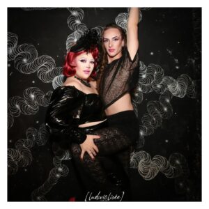 La Briochée Instagram - FEELING BAD BITCH 

Souvenir d'été à la @bitchpartyparis avec my partner in crime @kilian.androkill (love ya babe ❤️) 

Thanks to @bustycookie for the dress and necklace

Wig by @wigtsublu 
Photo by @ludovic_lisee 

#dragqueen #dragqueen #dragrace  #dragracefrance #dragracefr #transgirl #transdrag #dragshow #frenchdrag #queer #lgbt #makeup #trans #mtf #biggirls
