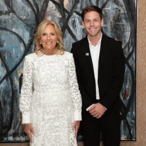 Lachlan Buchanan Instagram - Hehe super random but - I got to meet the First Lady! Every bit as kind, intelligent and personable as she seems, Dr Biden is such an inspiring figure for us all. I was truly impressed and honored ☺️

#FLOTUS #FirstLady #Fundraiser #politics