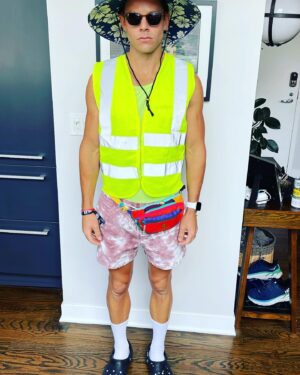 Lachlan Buchanan Instagram - 🔥🔥🔥 Get the look 🔥🔥🔥

Hat: @7eleven 
Glasses: @warbyparker 
Jacket: @acehardware 
Tank: @mauiandsons 
Bag: @cotopaxi 
Shorts: @urbanoutfitters 
Socks: @target 
Shoes: @crocs 

#Lollapalooza #FirstTime #Ready #Festival #Chicago #Adult #CoolKid