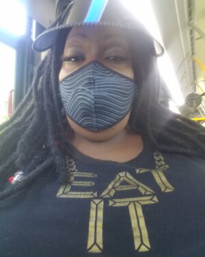 Lady Red Couture Instagram - Not today Coronta! Lol! On the bus with  a cough drop in my mouth and @get_halls on my breath! I see people don't believe but I  have friends who have died from this so I am  staying safe. Gotta make a few errands today, but am grateful to still be in the land of the living! Love y'all! #stuntqueen #ladyred #hillshirefarmgeat #heyqween #becausetheyneedit #thugwhisperer #blackgirlmagicla #ladyboss #transvisibility #transattracted #fambam #hellogrinder #tittesonyourback #overthosewhodontsupportlgbt