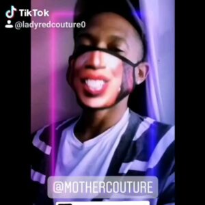 Lady Red Couture Instagram - Wear your  mask everywhere and get yours today @hunteeshirts today! Love y'all,  please stay safe? #stuntqueen #ladyred #hillshirefarmgeat #heyqween #becausetheyneedit #thugwhisperer #blackgirlmagicla #ladyboss #transvisibility #transattracted #fambam #hellogrinder #tittesonyourback #overthosewhodontsupportlgbt