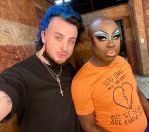 Laila McQueen Instagram - Again, congrats to @bobthedragqueen & @monetxchange for the release of @bomobeauty <3
-
-
Makeup I did on Roberta for the promo shoot! I created this eye using every shade (minus the purple) from the Pretty funny pallet.