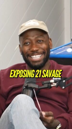 Lamorne Morris Instagram - @lamorne exposes 21 Savage & @ronfunch exposes T.I. 🤣 #lamornemorris #ronfunches #21savage #comedypodcast #explore
