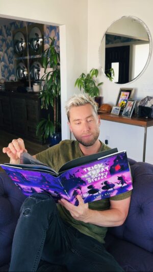 Lance Bass Instagram - One more month until Trick or Treat on Scary Street🙌 Pre-order link in my bio!
