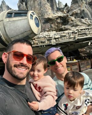 Lance Bass Instagram - Double the dads, double the Father’s Day celebration! Happy Dada Day @michaelturchinart ❤️