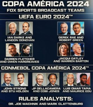 Landon Donovan Instagram - Absolutely thrilled to work with such a talented group of people for @copaamerica and @euro2024 this summer on @foxsports ! Had the incredible honor of working with the legendary Ian Darke at the 2022 World Cup and so grateful to be working with him again @euro2024 🙏🏽🙏🏽🙏🏽 Germany vs. Scotland on June 14th, see you there!