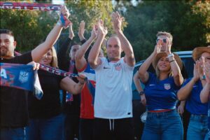 Landon Donovan Instagram - Incredible to see how many people call the USMNT their home team. No one says #HomeofSoccer like @b76usa. They’ll be powering @cmpulisic and the boys through the upcoming gauntlet. #VWPartner @vw