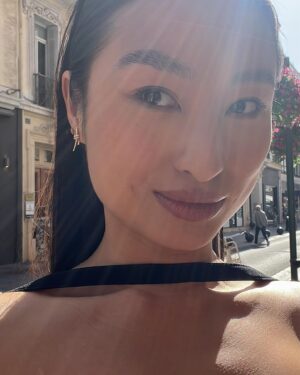 Lang Khê Tran Instagram - End of @festivaldecannes with the Best Director award for Grand Tour by Miguel Gomes ✨ 
Blessed and grateful, now can’t wait for your guys to see us on screen @crista_alfaiate @goncalo_waddington 
Thank you for making me pretty for the red carpet@courreges @luanashaus @caroline_lachenal 
glamteam @karinevalbrun @biancaby.merveille 
🪩