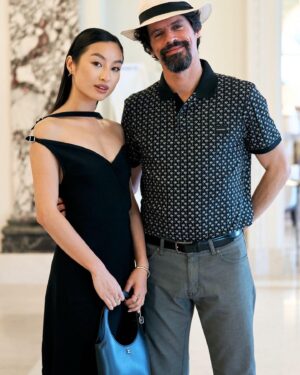 Lang Khê Tran Instagram - End of @festivaldecannes with the Best Director award for Grand Tour by Miguel Gomes ✨ 
Blessed and grateful, now can’t wait for your guys to see us on screen @crista_alfaiate @goncalo_waddington 
Thank you for making me pretty for the red carpet@courreges @luanashaus @caroline_lachenal 
glamteam @karinevalbrun @biancaby.merveille 
🪩