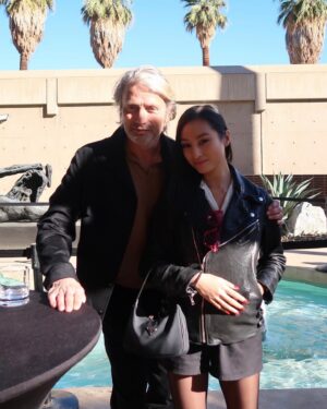 Lang Khê Tran Instagram - 1 breakfast with morning light 
2 @theofficialmads 
3 bus at Palm Springs 
4 @sparrowslodge 
5 parking lot wearing @chimyen_official 
6 dessert au chocolat 
7 found a random hat