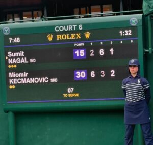 Lara Dutta Instagram - Day 1 of Wimbledon done and dusted! I feel so privileged to enjoy this Mecca of tennis alongside my amazing man @mbhupathi , who every time he enters these gates, feels like he’s come home! 🥰. And to now enjoy it with our daughter, who loves it as much as him!! 🥰🥰🥰. 

@nagalsumit played some top quality tennis yesterday! Played his heart out!