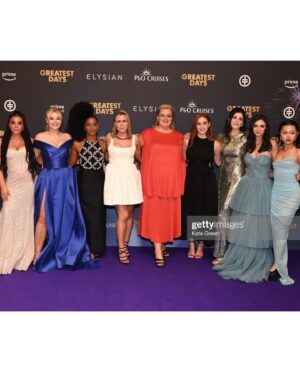 Lara McDonnell Instagram - Greatest Days 🩵

The most incredibly surreal night that I still cannot quite wrap my head around. I feel incredibly lucky not only to have been a part of this beautiful story but to have had the chance to tell it with such an amazing cast and crew x Thank you to everyone x

Now get yourself to a cinema!! 

Glam by: @charlotteyeomansmakeup 
Photos: @jemimashoots