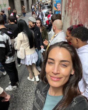 Lara Wolf Instagram - Napoli - I think you put a spell on me - because I’m enamored with you!!! The Spanish Quarter is a different universe all together- the mysterious, the extravagant, the wild, the laundry and Maradona obsession, Pizze Fritti — talking about Pizza - Napoli IS number 1 in the world (@pizzerialaezza)!! #italy #napoli #pizza #actor #daytrip #cinema #love #travel