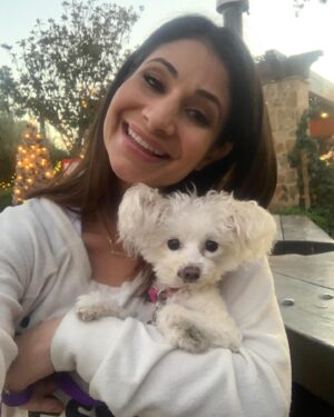 Larissa Wohl Instagram - I’ve been putting off this post because I don’t want it to be real 😢 My sweet baby Muppet is now in heaven with my mom 🌈 I rescued Mupper from @handinpaw after seeing her posted online. Muppet was my rescue baby for 9 years and quickly became my partner in crime. She came to work with me, slept with me, made me laugh every time she moved and secretly hated me. I always joked that she was the one who played hard to get with my affection. 

I know her quirky little face and sideways ears made a lasting impression on many people and I hope she inspired some to consider adopting and rescuing a little magical Muppet for themselves. Thank you to my Muppet for being by my side for so many (good and bad) seasons. I promised you I wouldn’t let you suffer and I hope I fulfilled that. Enjoy running and frolicking in heaven ❤️🌈❤️ I miss you and I’ll be posting about you forever and helping others in your name ❤️❤️❤️
•
•
•
#muppet #muppetbaby #untilwemeetagain #rip #rainbowbridge #imissyou #petrescueexpert #hallmarkchannel #homeandfamilytv #larissawohl #savedbythel #adopt #adoption #adoptdontshop #dog #dogs #dogsofinstagram #foster #fosteringsaveslives #mygirls #maltipoo #maltipoosofinstagram #instadogs #dogsofinstagram #smush #truelove
#dogmom #fourpaws