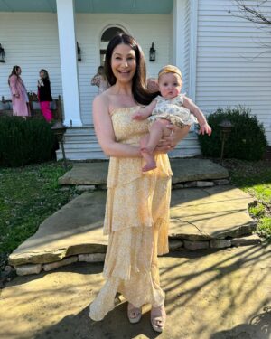 Larissa Wohl Instagram - Thank you to the beautiful @prettylovelyteas for the gorgeous Galentine’s Day Tea Party 🫖 🩷 Baby Emma enjoyed her first “Tea Time” experience and everything was absolutely STUNNING! 
PS-Pic 4 is the best! 🤣
•
•
•
#mom #mama #momlife #mommy #momnashville #larissawohl #baby #babygirl #mybaby #mybabygirl #girlmom #daughterlove #daughter #emma #emmaelizabeth #magnoliaacres  #favoritejob #nashbabies #nashvillebaby #larissa #momhood #nash #nashville #nashtn #nashvilletennessee #tea #teaparty #teatime #teafortwo #prettylovelyteas
