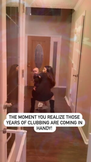 Larissa Wohl Instagram - And they said it wouldn’t pay off 🤣💃🏻🤷🏻‍♀️ #transferrableskills 🤩
•
•
•
#mom #mama #momlife #mommy #momnashville #larissawohl #baby #babygirl #mybaby #mybabygirl #girlmom #daughterlove #daughter #emma #emmaelizabeth #workingmom #favoritejob #nashbabies #nashvillebaby #larissa #momhood #4months #4monthsold #fourmonthsold #getlow #momsgonewild #fromthewindow #transferrableskills