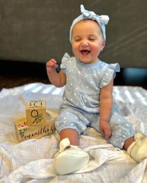 Larissa Wohl Instagram - Every little thing she does is magic 🦋🦄🍀🌟 Happy 9 months my baby girl. I can’t believe how big and adventurous you’re becoming. Mama loves you 🩷
•
•
•
#mom #mama #momlife #mommy #momnashville #larissawohl #baby #babygirl #mybaby #mybabygirl #girlmom #daughterlove #daughter #emma #emmaelizabeth #workingmom #favoritejob #nashbabies #nashvillebaby #larissa #momhood #9montheold #9months #ninemonthsold #larissawohl #stopgrowing #stoptime #lizziegirl