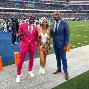 Larry Fitzgerald Jr. Instagram - Great time last night in L.A. with the Monday Night Countdown crew 🙌🏾