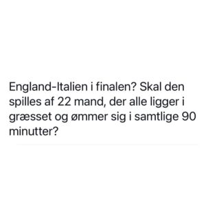 Lasse Rimmer Instagram - Bitter? Ærgerlig? Mig? Not a bit of it. Jeg er gammel nok til at huske EM ‘92. På mange måder føles det her større, bedre, vigtigere. Tak for det hele! Men for satan, hvor ville en finale have været fantastisk.