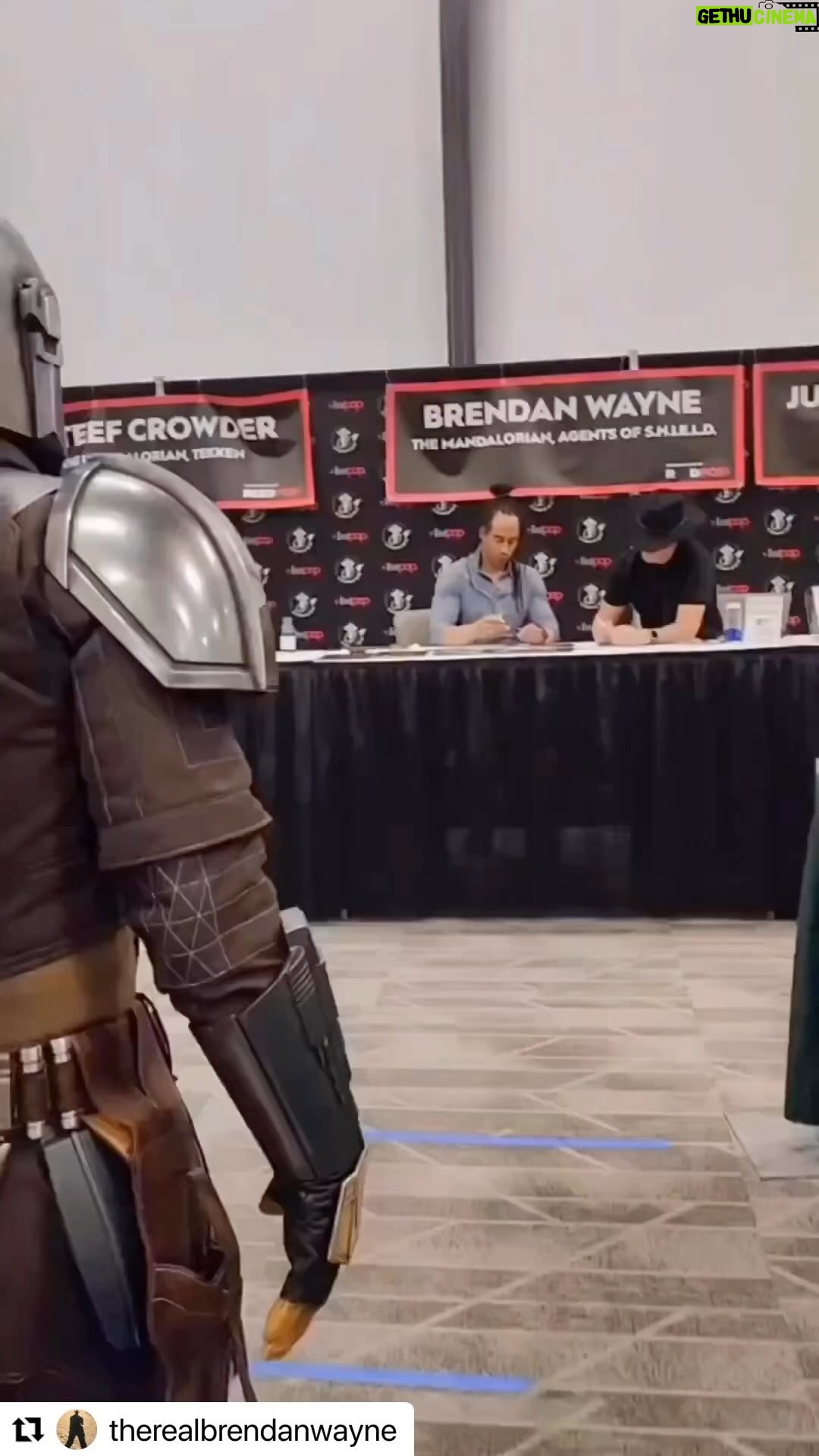 Lateef Crowder - 9.9K Likes - Challenge accepted! This is the way! #themandalorian #lateefcrowder #brendanwayne #nomadprops @emeraldcitycomiccon #disneyplus #lucasfilm #lateefcrowderdossantos #throwdown #mexicanstandoff