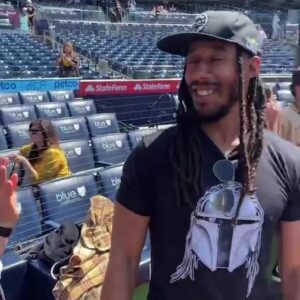 Lateef Crowder Instagram - Ready for first pitch  #padres