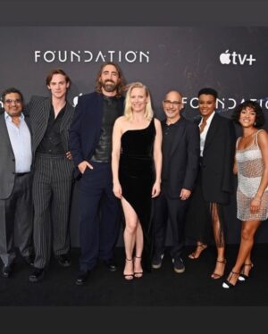 Laura Birn Instagram - Foundation Season 2 premiere ❤️‍🔥❤️‍🔥❤️‍🔥❤️‍🔥❤️‍🔥❤️‍🔥❤️‍🔥❤️‍🔥❤️‍🔥
First episode drops July14th on @appletv 🦾🦾🖤