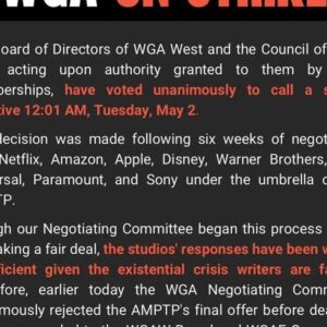 Laura Niemi Instagram - It starts on the page. In solidarity. 🖤#wga