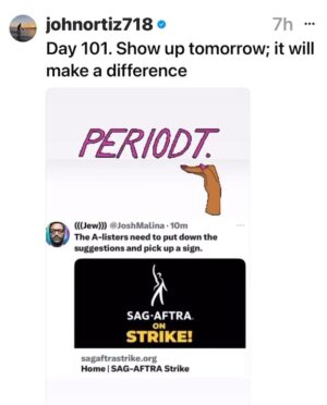 Laura Niemi Instagram - Tomorrow. Monday will be 101 days. Let’s suit up and show up in record numbers!!! Now is the time to hit hard. 💪🏻

👊🏻 @johnortiz718