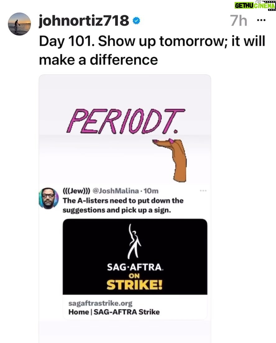 Laura Niemi - 3 Likes - Tomorrow. Monday will be 101 days. Let’s suit up and show up in record numbers!!! Now is the time to hit hard. 💪🏻
👊🏻 @johnortiz718