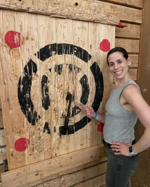 Lauren Kelston Instagram - I throw axes now.