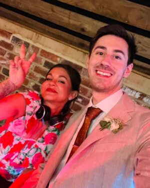 Lauren Layfield Instagram - Weddings are so bloody good, aren’t they? Please invite me to your wedding. Even if I don’t know you, I will come and bring drunk Auntie vibes. Congrats @louischads and @alicetrost - I remember me and Louis going for little catch-up coffees and him telling me about various dating disasters, and how PERFECT Alice sounded and I’m so pleased he locked her down and I get to make her my friend too.🥲

And to @rocketrhys and @b.e.t.h_johnson, who met at CBBC (big up CBBC) and are literally the cutest couple to walk this earth. I think I literally screamed when I heard Rhys had pulled Beth because its a chefs kiss combo. 

Well done everybody. Isn’t love great.🩷