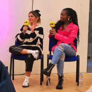 Lauren Layfield Instagram - Halfway through our week of special Life Hacks shows on @bbcradio1. We’ve been in Luton doing some lush panels talking about mental health, money, health and safety, all ahead of Radio 1’s Big Weekend. On the radio this week 8-10pm💜