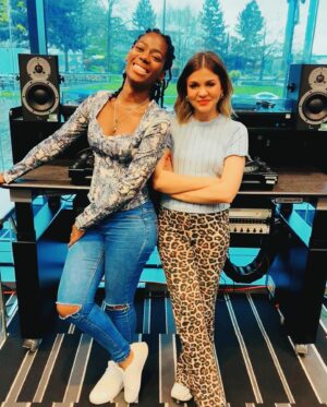Lauren Layfield Instagram - Life Hacks Show 1 complete. What a joy of a show. What a gorgeous girl gang to do it with. Thanks to the lovely @bbcradio1 listeners for being SO welcoming. See you next week💜