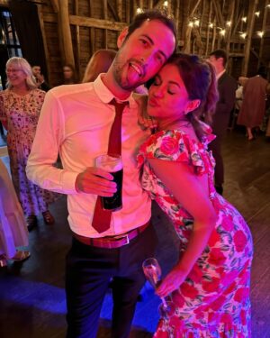 Lauren Layfield Instagram - Weddings are so bloody good, aren’t they? Please invite me to your wedding. Even if I don’t know you, I will come and bring drunk Auntie vibes. Congrats @louischads and @alicetrost - I remember me and Louis going for little catch-up coffees and him telling me about various dating disasters, and how PERFECT Alice sounded and I’m so pleased he locked her down and I get to make her my friend too.🥲

And to @rocketrhys and @b.e.t.h_johnson, who met at CBBC (big up CBBC) and are literally the cutest couple to walk this earth. I think I literally screamed when I heard Rhys had pulled Beth because its a chefs kiss combo. 

Well done everybody. Isn’t love great.🩷