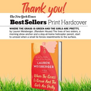 Lauren Weisberger Instagram - I quite literally couldn’t have done it without you. Thank you for being such enthusiastic, supportive, book-loving readers, and for ushering my latest baby onto the @nytimes list.  Feeling enormous gratitude for this amazing community tonight. ❤️ 📖 🙏🏻