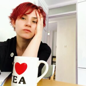 Laurie Penny Instagram - Proof of life/ back to school goblin energy.